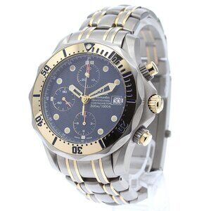 OMEGA Seamaster300 2297.80 Date Navy Dial Automatic Men's Watch_876398